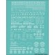 Railroad Decal Set -- Southern Pacific Maintenance-of-Way Work Cars, HO, Tichy Train Group 10252
