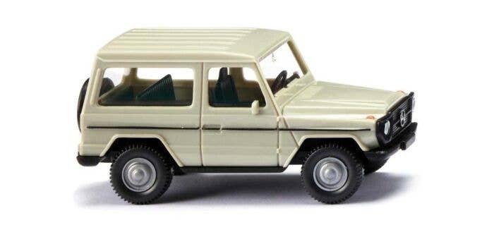 1979-1980 Mercedes-Benz G Class Short Wheelbase SUV - Assembled -- Pebble Gray, HO, Wiking 27602