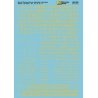 Alphabets & Numbers - Stencil Railroad Roman -- Dulux Gold, HO, Microscale Industries Inc 90128