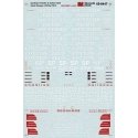 Southern Pacific - SP St. Louis-Southwestern `Cotton Belt` - SSW -- Hood Unit Diesels (, N, Microscale Industries Inc 60447