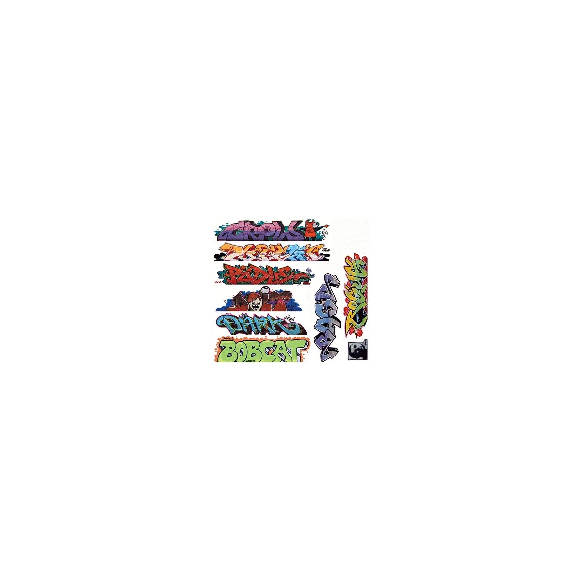 Graffiti Decals Mega Set -- Set 9 pkg(9), HO, Blair Line 2258