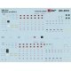 Mini Cal Railroad Decal Set -- EMD SD70ACe & SD70-2 Data Only, HO, Microscale Industries Inc 5016