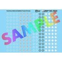 Railroad Decal Set -- Hazardous Material (HazMat) Placard Frames, HO, Microscale Industries Inc 5030