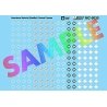 Railroad Decal Set -- Hazardous Material (HazMat) Placard Frames, HO, Microscale Industries Inc 5030
