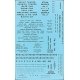 Railroad Decal Set -- Railroad Gothic Wreck Train Lettering (black), HO, Tichy Train Group 10159