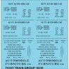 Railroad Decal Set -- 36` and 40` Wood Boxcar Data (black), HO, Tichy Train Group 10351