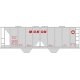 Railroad Decal Set -- Monon 2-Bay Covered Hopper (gray Car), HO, Tichy Train Group 10263