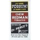 Barn Sign Decals -- Set 1 - Eat More Possum, Chew Redman, Dr. Pierce, N, Blair Line 1250