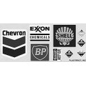 Oil Company Decal pkg(2), HO, Plastruct Inc 96052