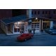 Vintage Gas Station - Spaces -- Interior Lighting and Detail Insert, HO, Walthers Cornerstone 4703