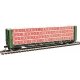 Wrapped Lumber Load for WalthersProto CC&F Bulkhead Flatcar -- Canadian Forest Products, HO, Walthers SceneMaster 3121