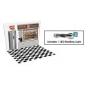 Hole-In-One Donut Shop - Spaces -- Interior Lighting and Detail Insert, HO, Walthers Cornerstone 4702