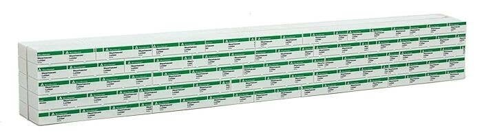 Wrapped Lumber Load for WalthersMainline 72′ Centerbeam Flatcar -- Weyerhaeuser, HO, Walthers SceneMaster 3161