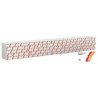 Wrapped Lumber Load for WalthersMainline 72′ Centerbeam Flatcar -- Weyerhauser Lumber (red, , HO, Walthers SceneMaster 3167