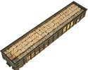 Cast Resin Freight Car Load -- Baled Scrap Load for Gondolas (car sold separately), HO, Chooch Enterprises 7222