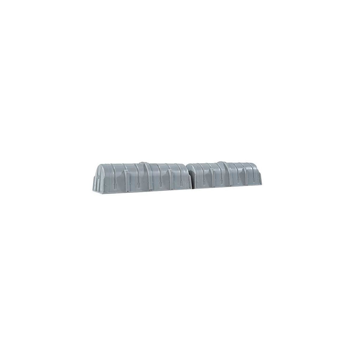 Glass-Fiber Style Cushion Coil Car Hood -- Kit 2-Pack, HO, Walthers SceneMaster 3195