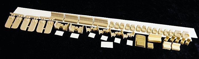 Universal Interior - Kit -- Heavyweight or Lightweight Business/Private Cars, HO, Palacecarco LLC 9490