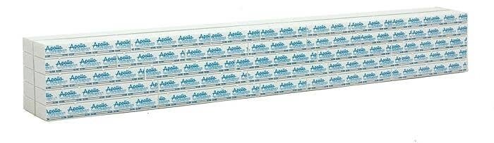 Wrapped Lumber Load for WalthersMainline 72′ Centerbeam Flatcar -- Apollo Forest Products, HO, Walthers SceneMaster 3150