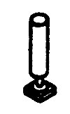 Firecracker Radio Antenna -- Brass pkg(5), HO, Details West 157