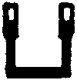 Freight Car Stirrups pkg(10) -- Straight - Side Mount, HO, Tichy Train Group 3038