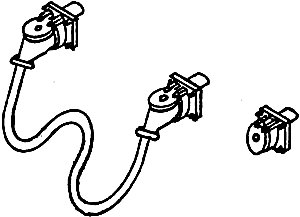 MU Cables -- Double-Ended Receptacle & Two Receptacles, HO, Details West 236