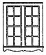 Windows -- Queen Anne Style Double Hung Paired Window 5`6` x 6`6` pkg(3), HO, Grandt Line Products Inc 5160