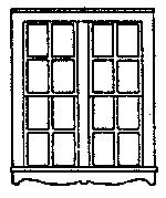 Windows -- Queen Anne Style Double Hung Paired Window 5`6` x 6`6` pkg(3), HO, Grandt Line Products Inc 5160