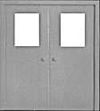 Doors -- Double Personnel pkg(2), HO, Pikestuff 1111