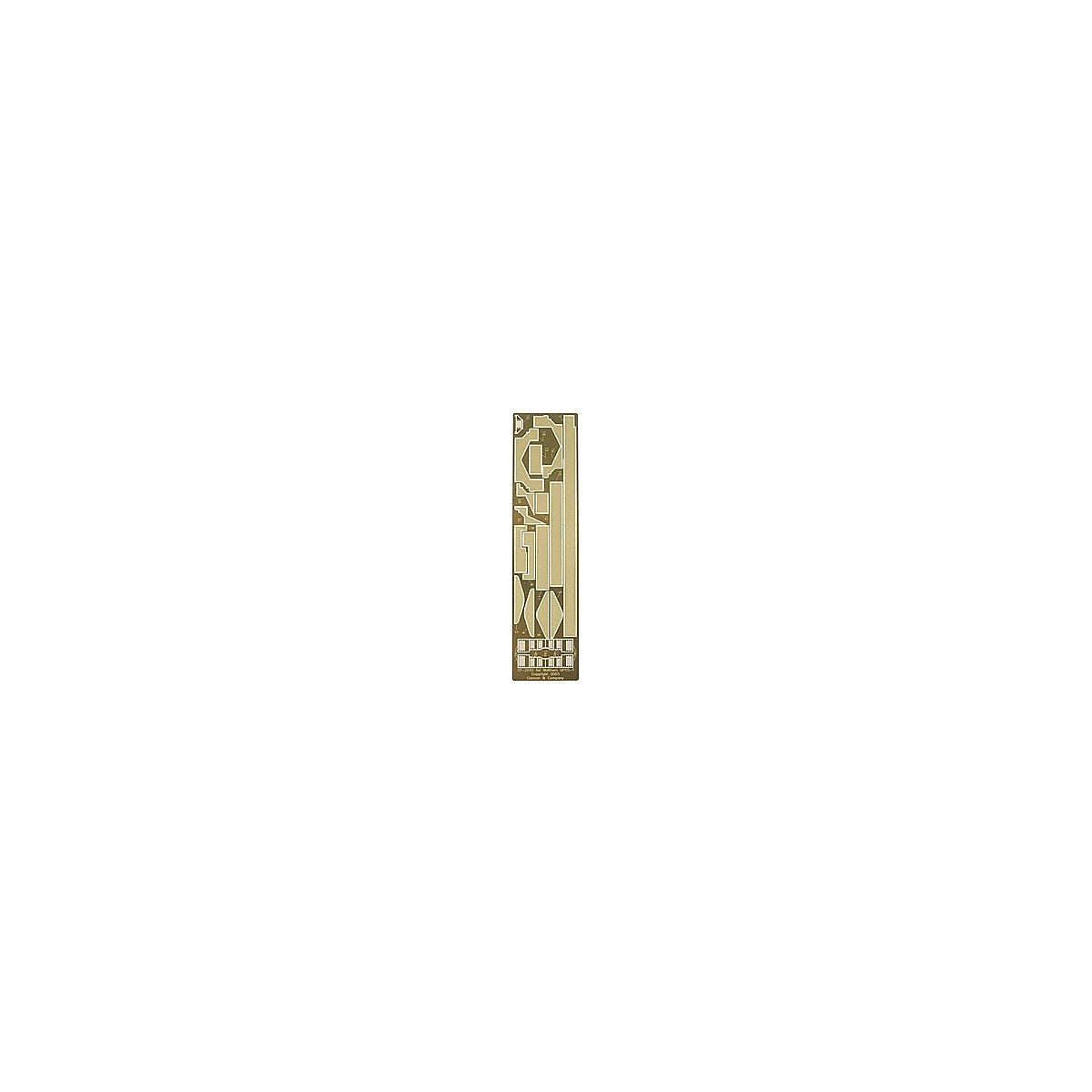 Safety Tread & Step Kit (Photo-Etched Brass) -- For Walthers GP15-1, HO, Cannon & Company 2010