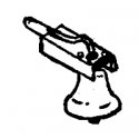 Bells pkg(2) -- Hood-Side Mount, HO, Details West 176