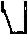 Freight Car Stirrups pkg(10) -- Angled - Side/Bottom Mount, HO, Tichy Train Group 3046