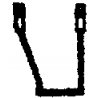 Freight Car Stirrups pkg(10) -- Angled Offset - Side Mount, HO, Tichy Train Group 3047