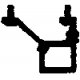 Freight Car Stirrups pkg(10) -- Double Offset - Bottom Mount, HO, Tichy Train Group 3043