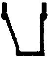 Freight Car Stirrups pkg(10) -- Angled Offset - Bottom Mount, HO, Tichy Train Group 3042