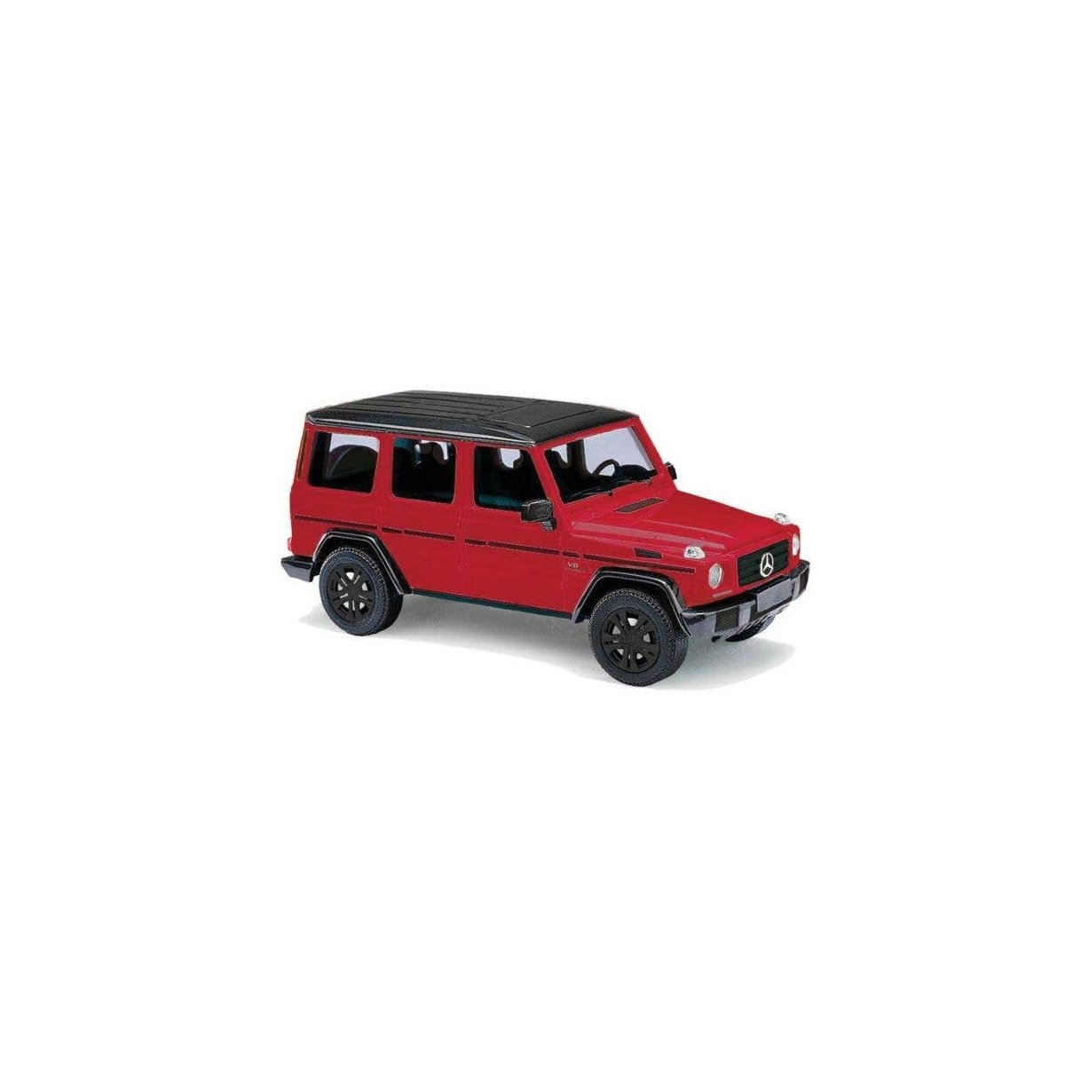2008 Mercedes-Benz G-Klasse SUV - Assembled -- Edition 35 (red, black), HO, Busch Gmbh & Co Kg 51475
