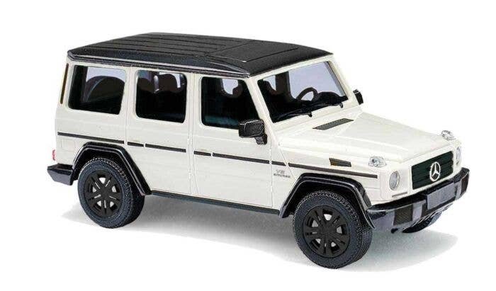 2008 Mercedes-Benz G-Klasse SUV - Assembled -- Edition 35 (white, black), HO, Busch Gmbh & Co Kg 51476