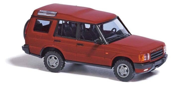 1998-2004 Land Rover Discovery - Assembled -- Red, HO, Busch Gmbh & Co Kg 51903