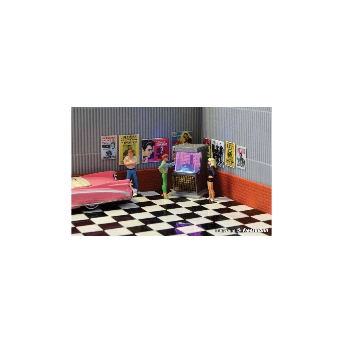 Jukebox -- Add Sound with 769-5578 (Sold Separately), HO, Viessmann Modellspielwaren 1511