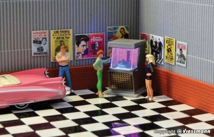 Jukebox -- Add Sound with 769-5578 (Sold Separately), HO, Viessmann Modellspielwaren 1511