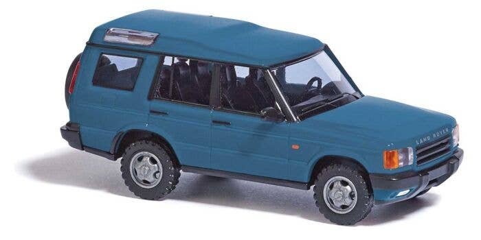 1998-2004 Land Rover Discovery - Assembled -- Blue, HO, Busch Gmbh & Co Kg 51904