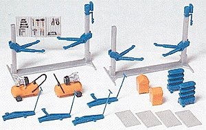 Equipment for Vehicle Shop, HO, Preiser Kg 17186