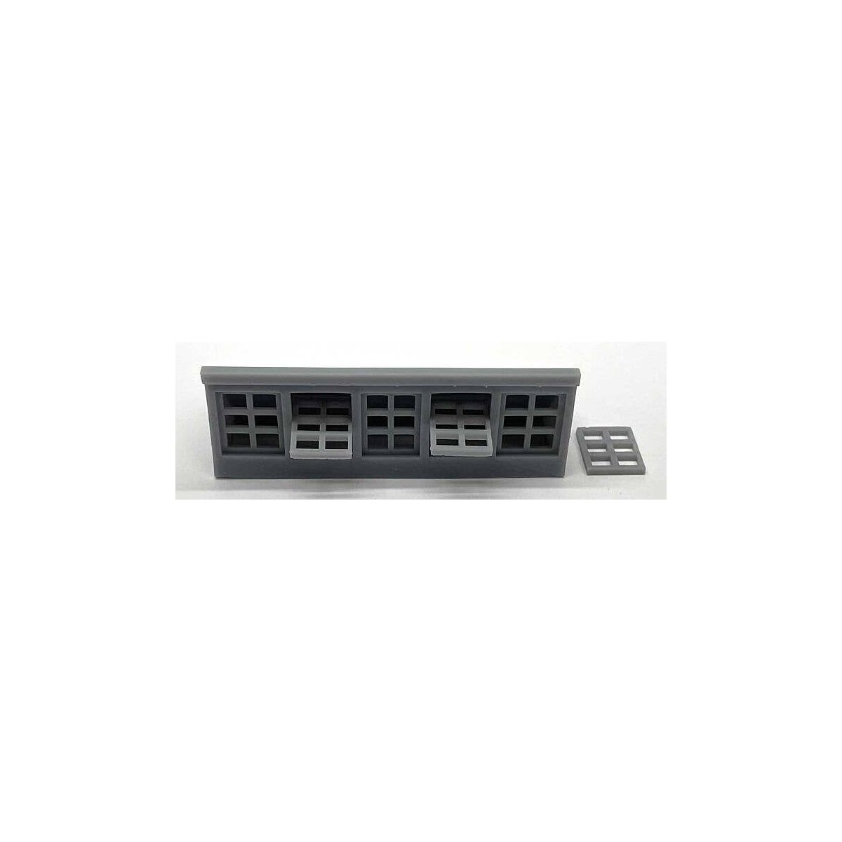 Industrial Skylight w/Open Windows - 3-D Printed Kit, HO, Phoenix Precision Models 31531