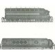 PRR Induction Phone Antenna Supports for Diesels (Brass Castings, less wire) -- EMD FP7, HO, Cal Scale 438