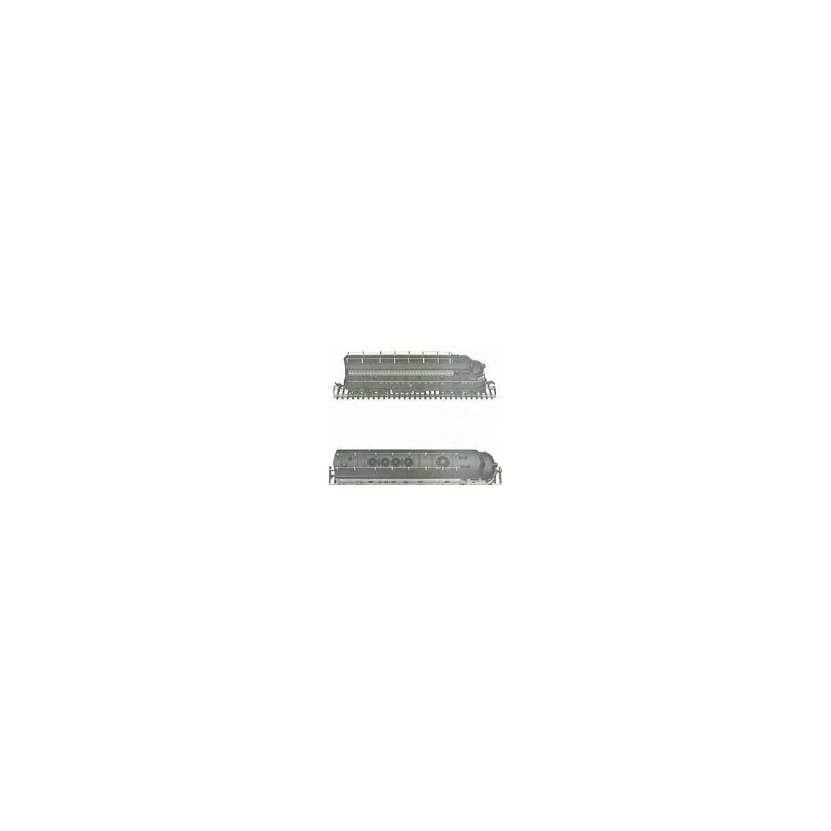 PRR Induction Phone Antenna Supports for Diesels (Brass Castings, less wire) -- EMD FP7, HO, Cal Scale 438