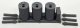 Electrical Transformer Load 1 - Resin Kit -- 3 Transformers and 6 Insulators, HO, Phoenix Precision Models 31580