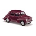 1958 Renault 4 CV Sedan - Assembled -- Red, HO, Busch Gmbh & Co Kg 89110