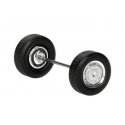 AWD Steering Wheelsets -- 8 Sets, HO, Herpa Models 54966
