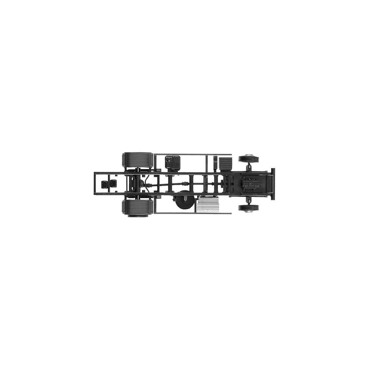Chassis For Mercedes-Benz Atego Straight Truck -- 2 Sets, HO, Herpa Models 84499