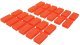 Ingot Loads pkg(24) Fits Rix 628-601 or 602 (Each Sold Separately) -- Hot (Medium Clear Red), HO, State Tool & Die 795H