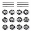 Noble Spoke Rim Set -- 4 Each of 3 Styles, HO, Busch Gmbh & Co Kg 49959